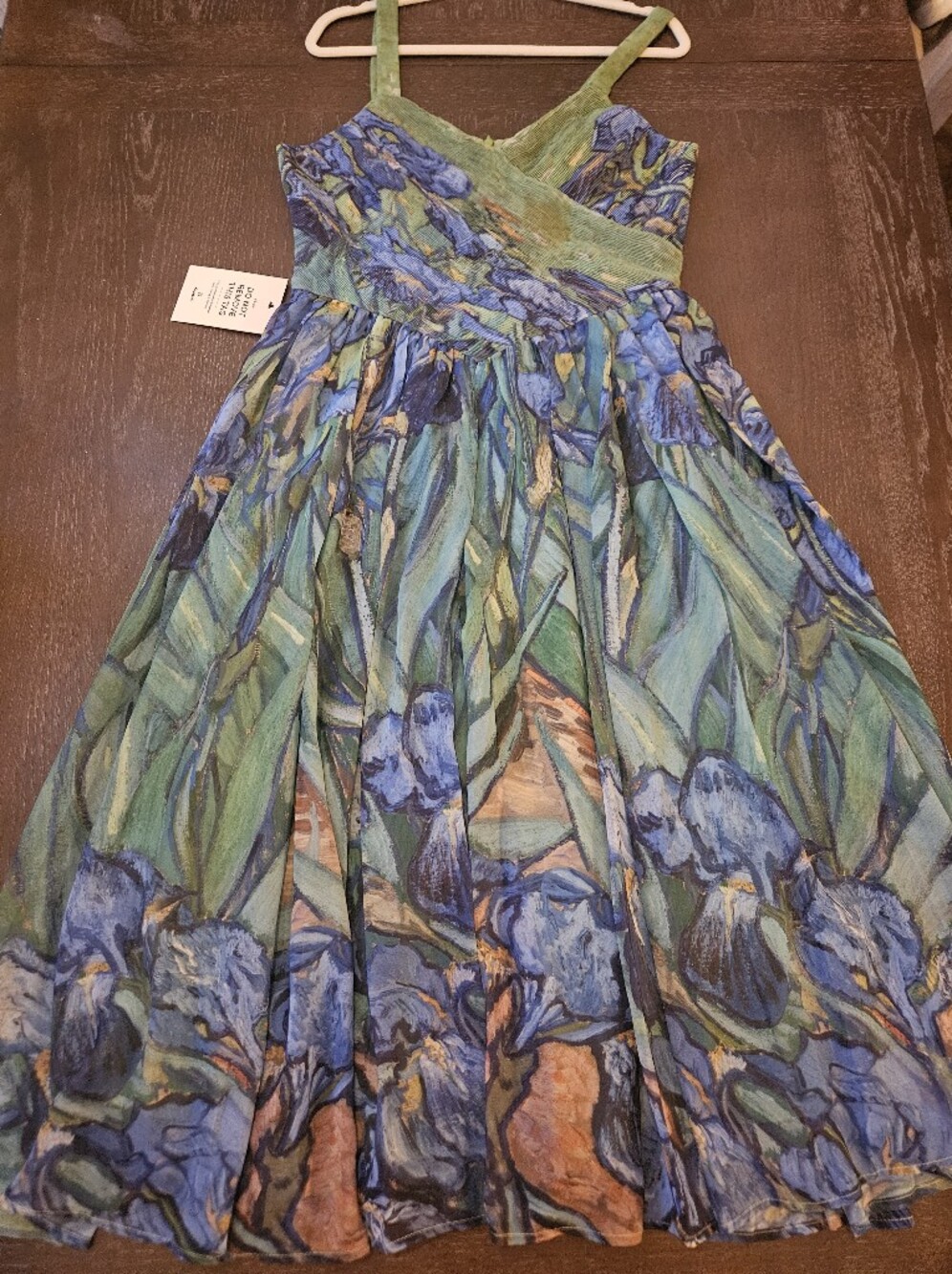 JessaKae Iris Dress Peacock Iris XL NWT Van Gogh Floral Maxi
